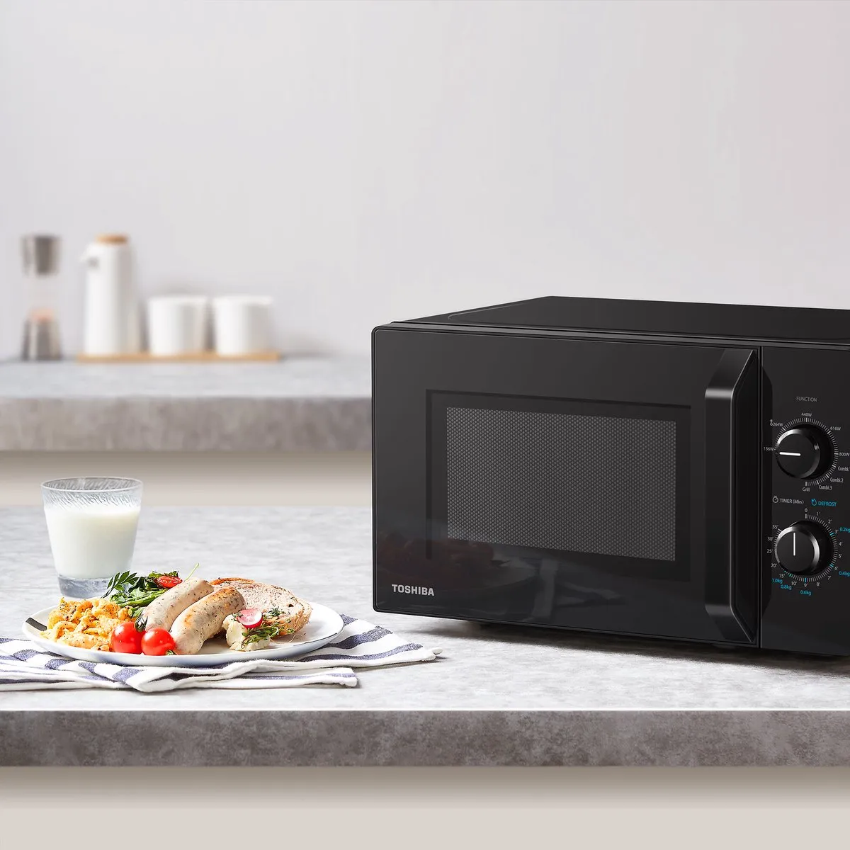 Toshiba MW2-MG20PF(BK) Magnetron - 800W - 20L - Zwart - afbeelding 6 van 6