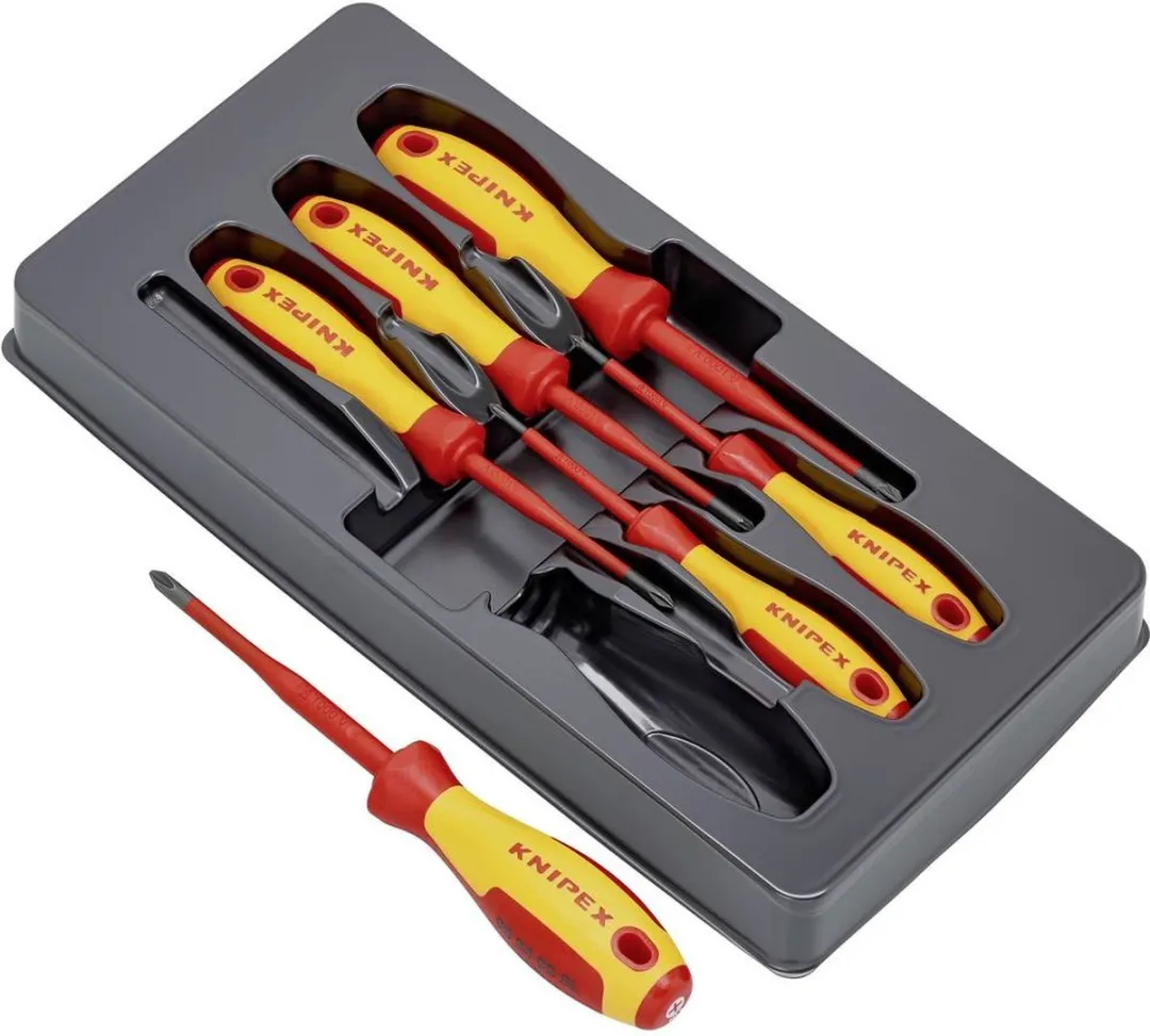 Knipex VDE Schroevendraaierset 6-delig - Kruiskop/Pozidriv