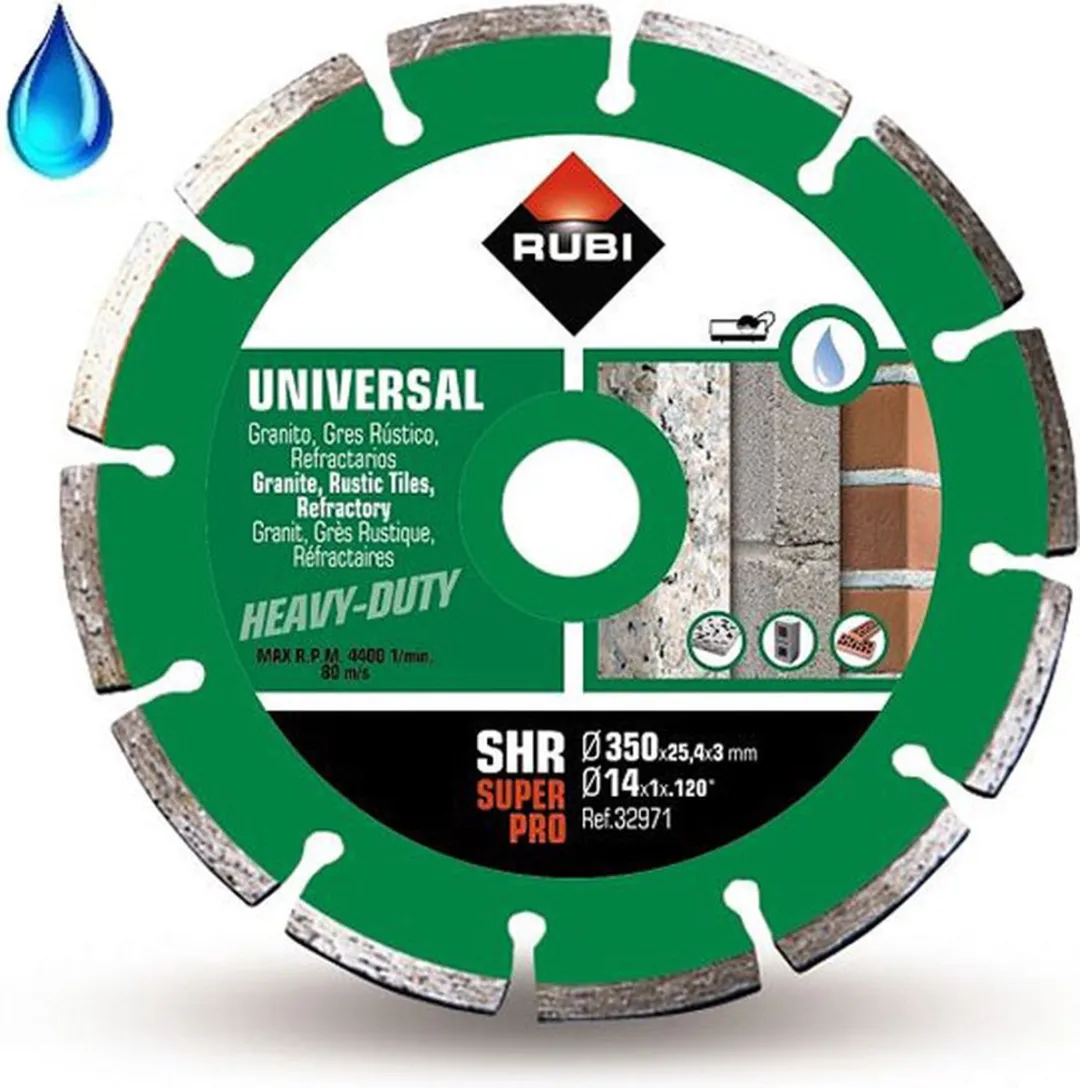 Rubi SHR 350 Zaagblad 350mm - Diamantschijf