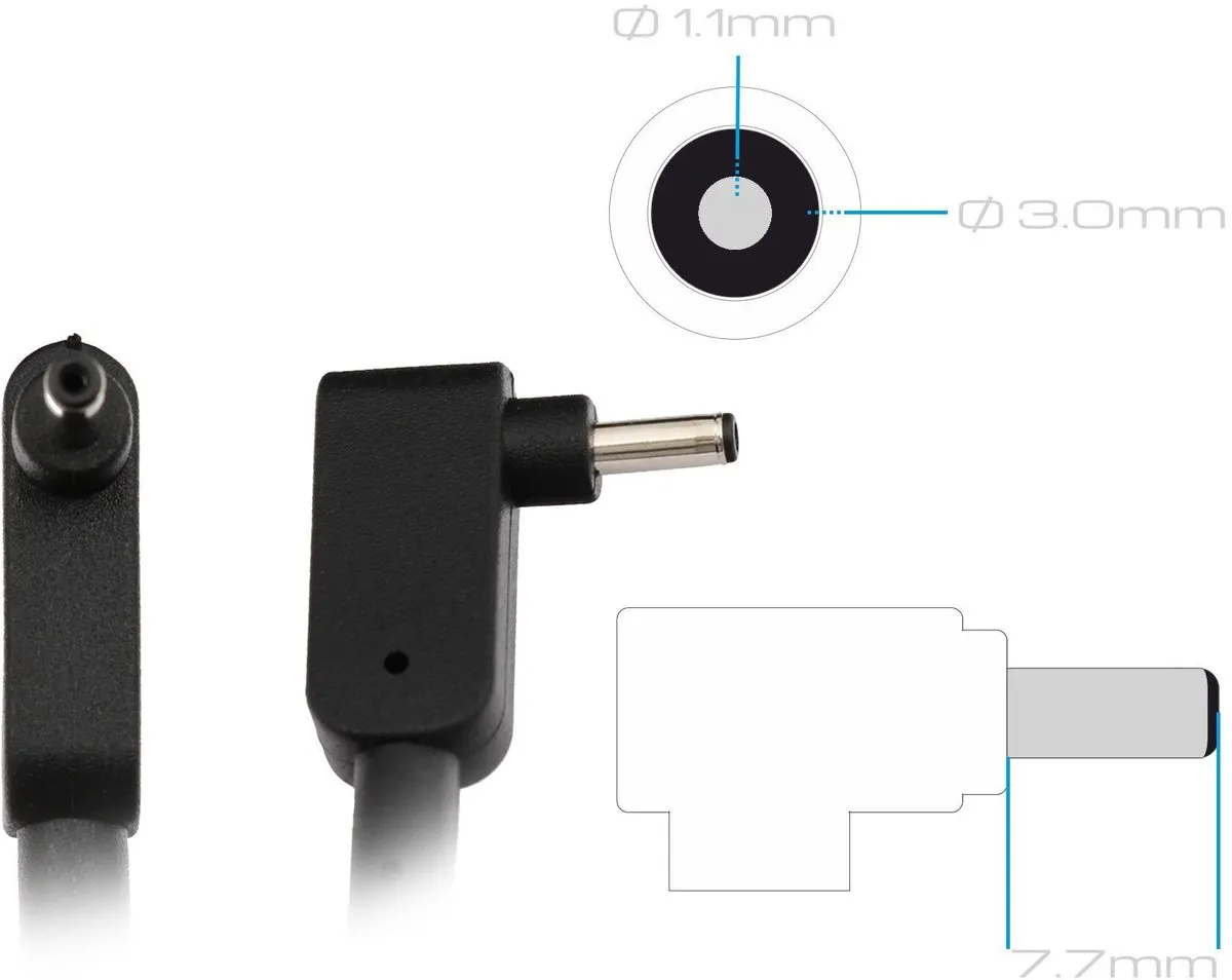 Acer KP.0450H.013 Oplader 45W - Zwart