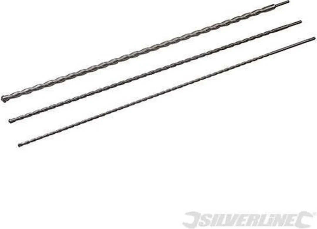 Silverline SDS-Plus Betonboor Set 1000mm - Ø12/16/24mm - 3-delig