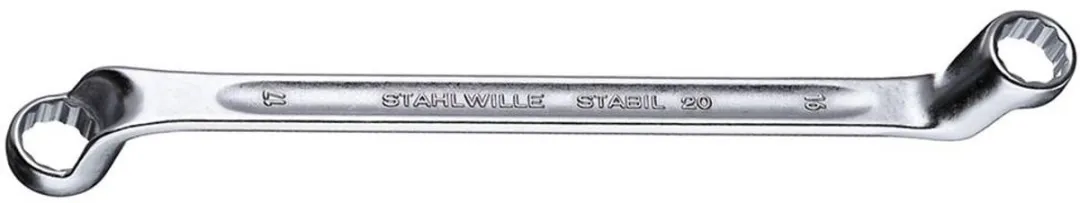 Stahlwille 41443436 Dubbele Ringsleutel 20A 9/16x5/8