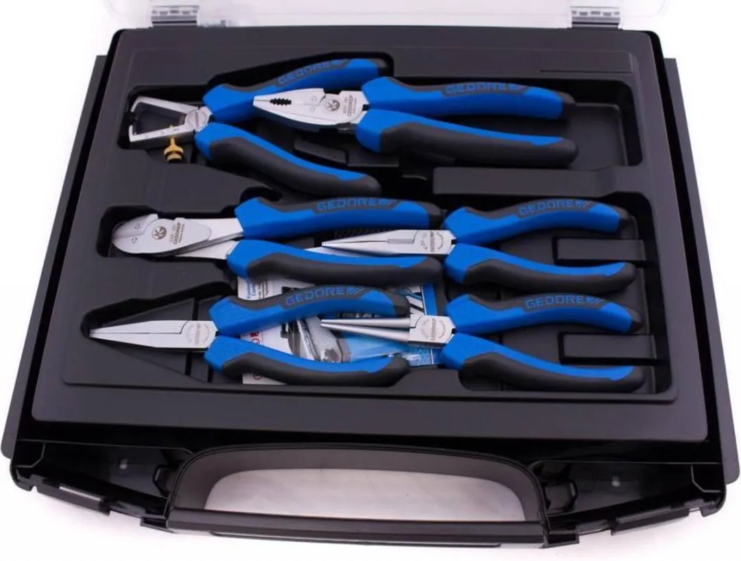 Gedore Tangenset 6-delig 4010886839683 - Zwart/Blauw - afbeelding 6 van 6