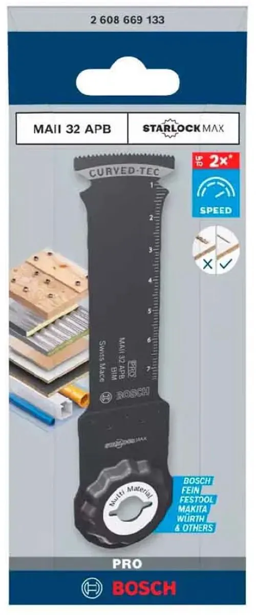 Bosch Professional MAII 32 APB Multifunctioneel Zaagblad 32x80mm - Bimetalen
