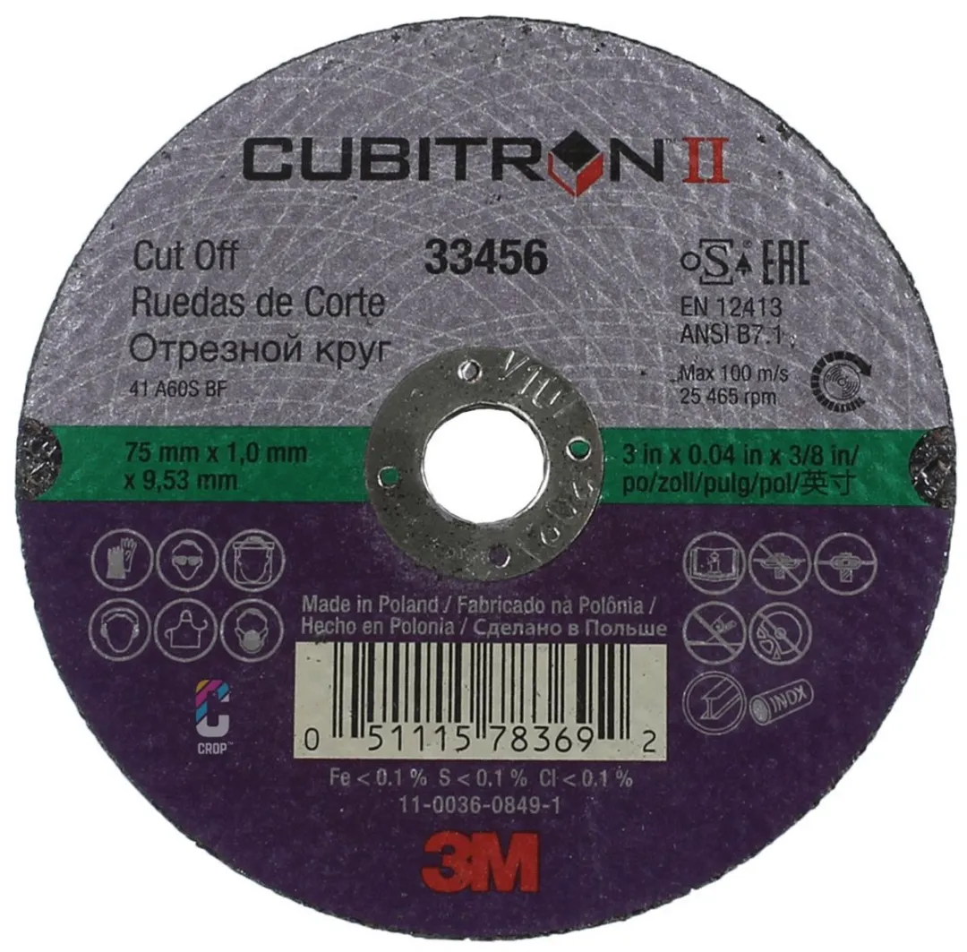 3M Cubitron II Doorslijpschijf 75mm