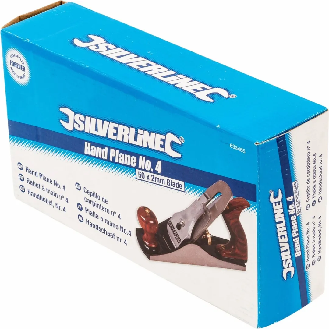 Silverline Handschaaf 50mm - Palissander & Messing