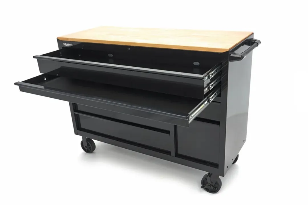 HBM H132618 Gereedschapswagen 8 Laden - 142cm - Zwart - afbeelding 6 van 6