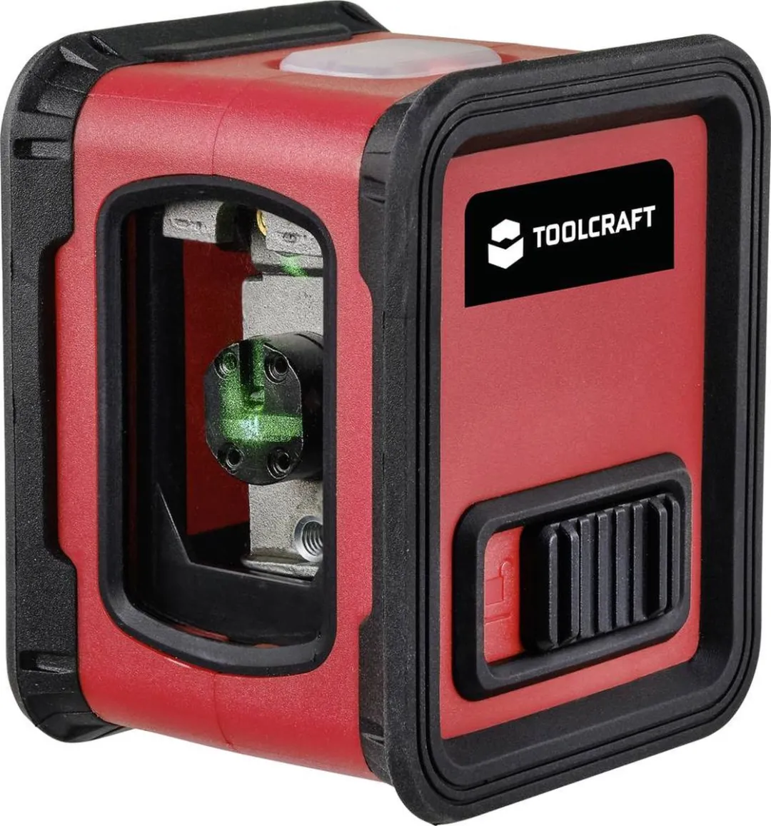 TOOLCRAFT CL12-G Kruislijnlaser - Groene laser 12m met statief