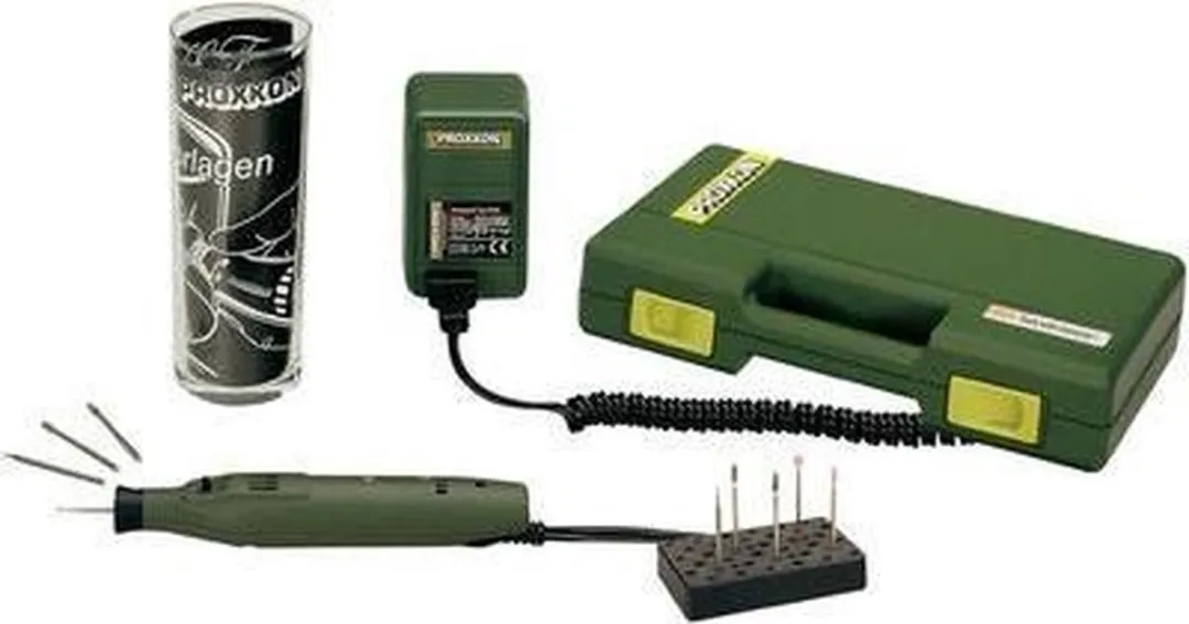 Proxxon Graveerset Compleet 18W - 4-delig