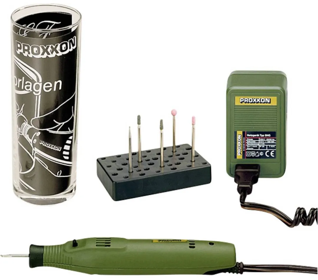 Proxxon Graveerset Compleet 18W - 4-delig - afbeelding 6 van 6
