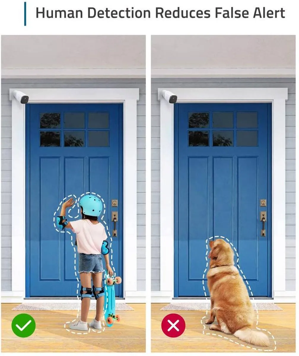 Eufy eufyCam 2C T81133D3 Draadloze Camera - 180 dagen batterij - Wit