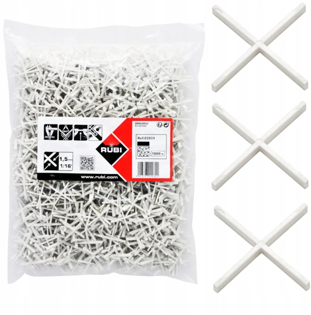 Rubi Tegels Afstand-cruisjes 1,5mm 1000 Stuks
