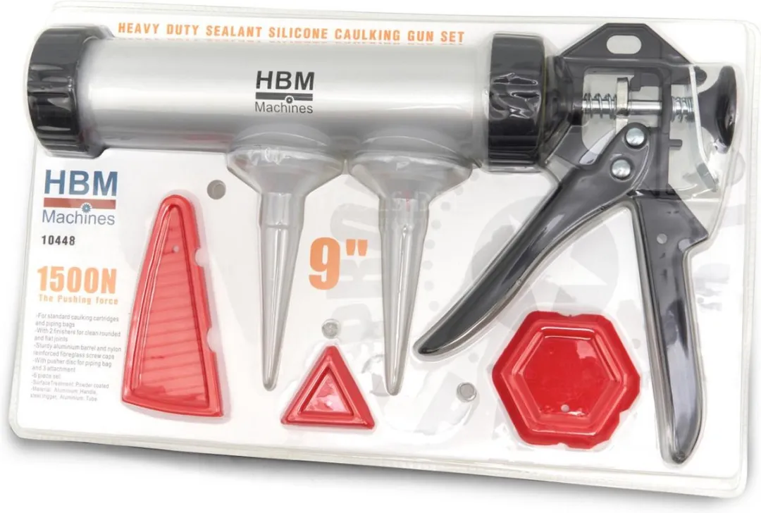 HBM Machines 6-delige Aluminium Kitspuit Set