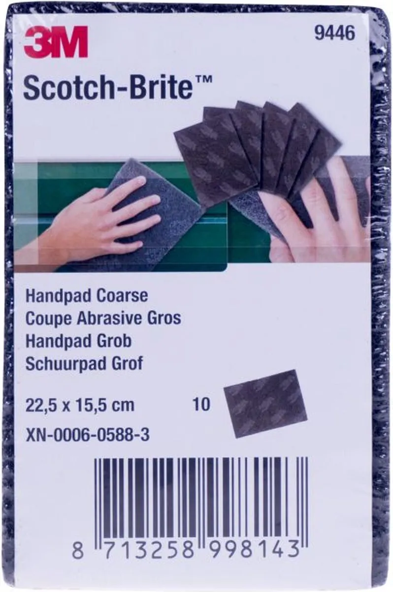3M Scotch-Brite BRUIN Schuurpad - 10 Stuks - afbeelding 6 van 6