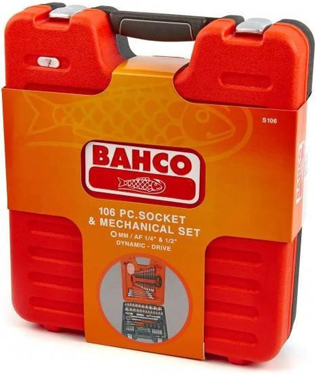 Bahco Dopsleutelset S106 106-delig - 1/4" & 1/2"
