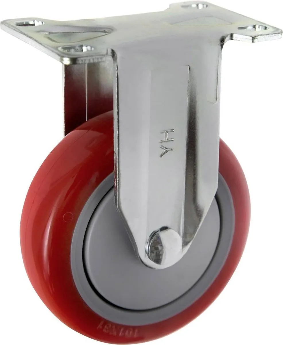 TOOLCRAFT TO-5137959 Bokwiel 100mm - 125kg - Polyurethaan