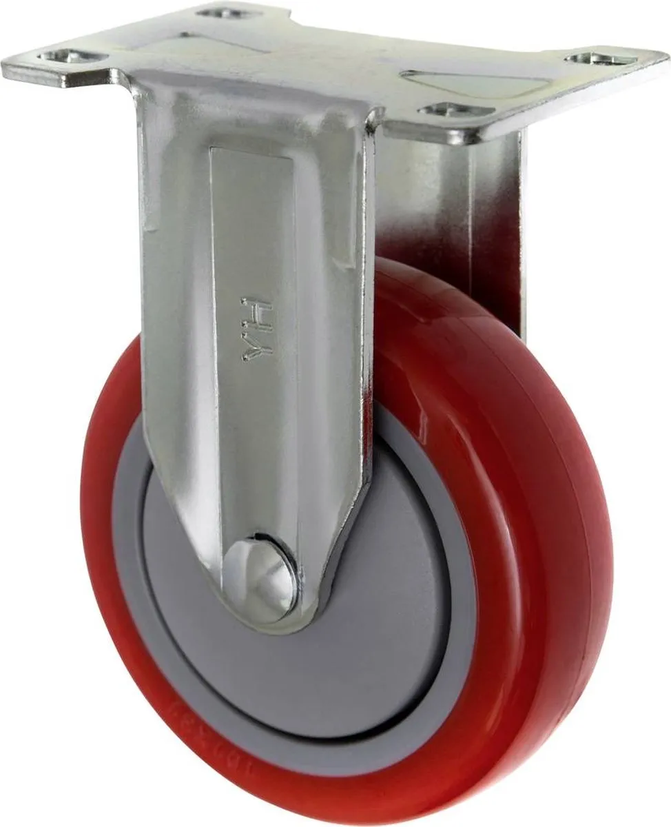TOOLCRAFT TO-5137959 Bokwiel 100mm - 125kg - Polyurethaan