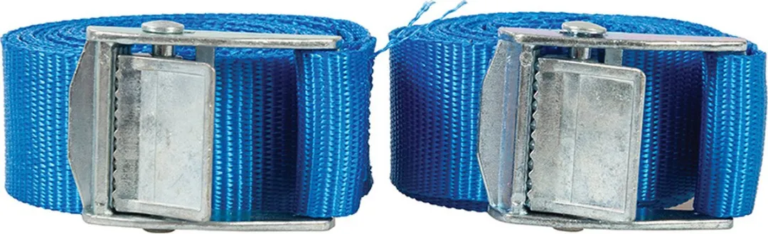 Silverline Riemen Set 25mm Blauw - 2x2,5m
