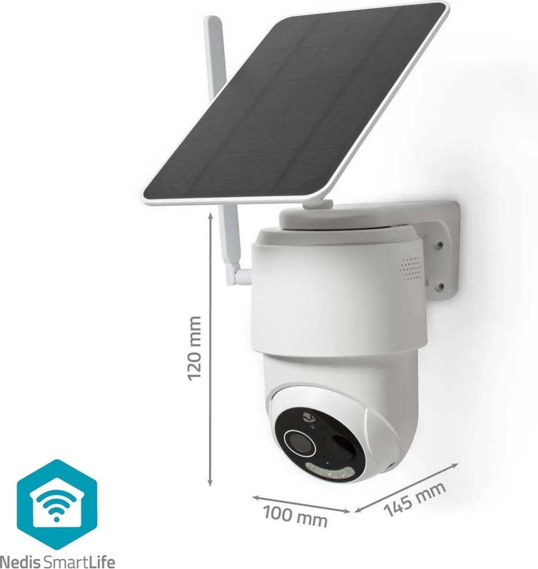 Nedis SmartLife SIMCBO50WT Beveiligingscamera - 4G Full HD - Wit - afbeelding 6 van 6