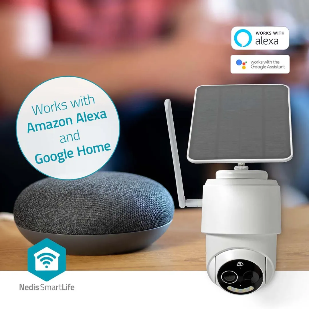 Nedis SmartLife SIMCBO50WT Beveiligingscamera - 4G Full HD - Wit