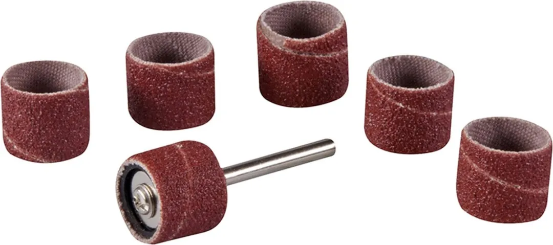 Silverline Schuurkoker Set 7-delig Ø12,7mm Korrel 80
