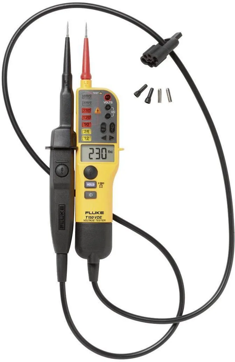 Fluke T150/VDE Spannings-/Doorbeltester AC/DC 6-690V