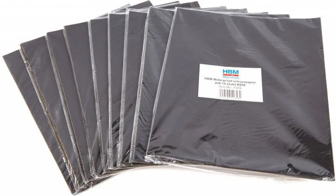 HBM Waterproof Schuurpapier K800 - 10 Stuks