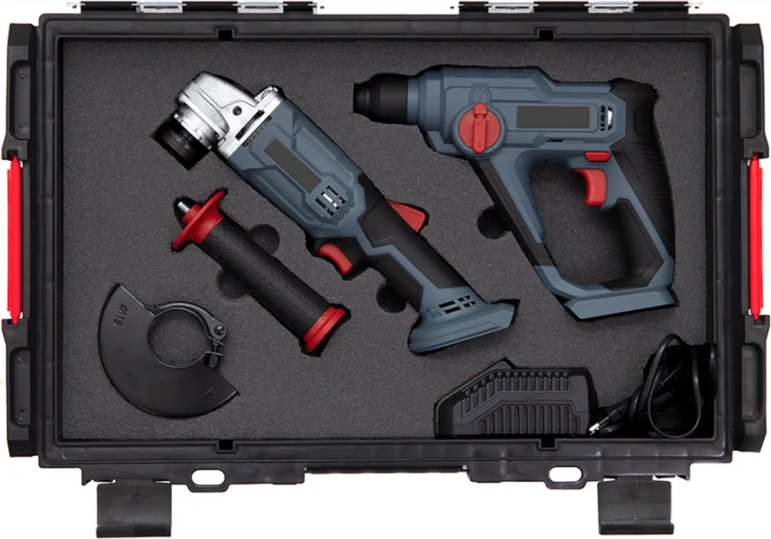 Toolbrothers RHINO XXL Organizer ECO - 13,6L - IP66 - Rood/Transparant/Zwart - afbeelding 6 van 6