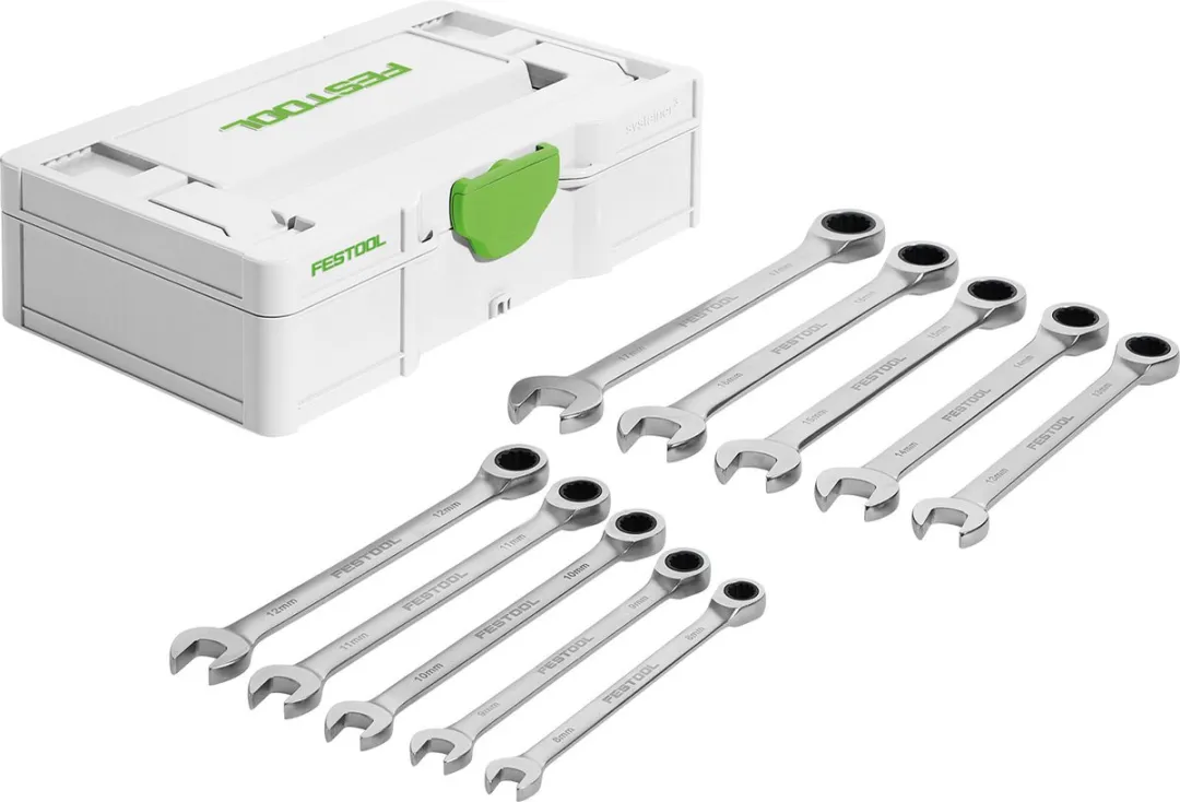 Festool SYS3 Ringratel-Steeksleutelset 578117
