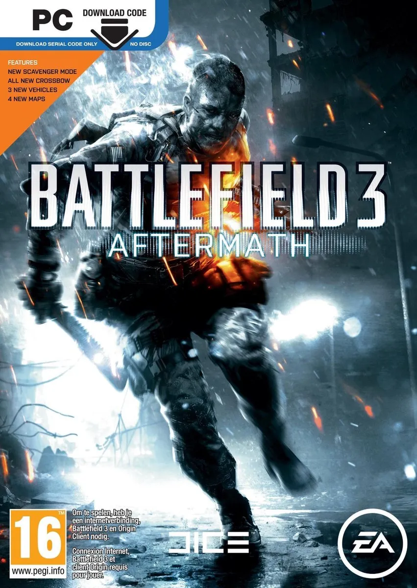 Electronic Arts Battlefield 3 Aftermath Code-in-a-box