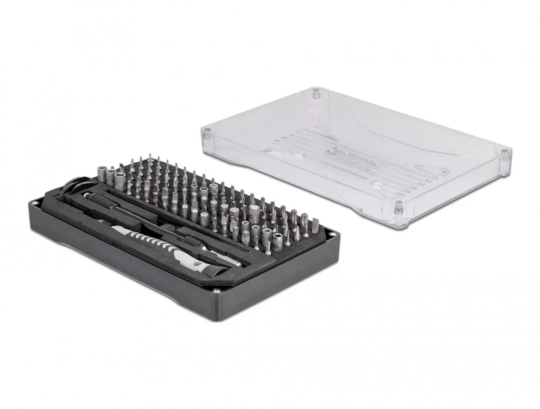 Delock Precision Schroevendraaierset 117-delig