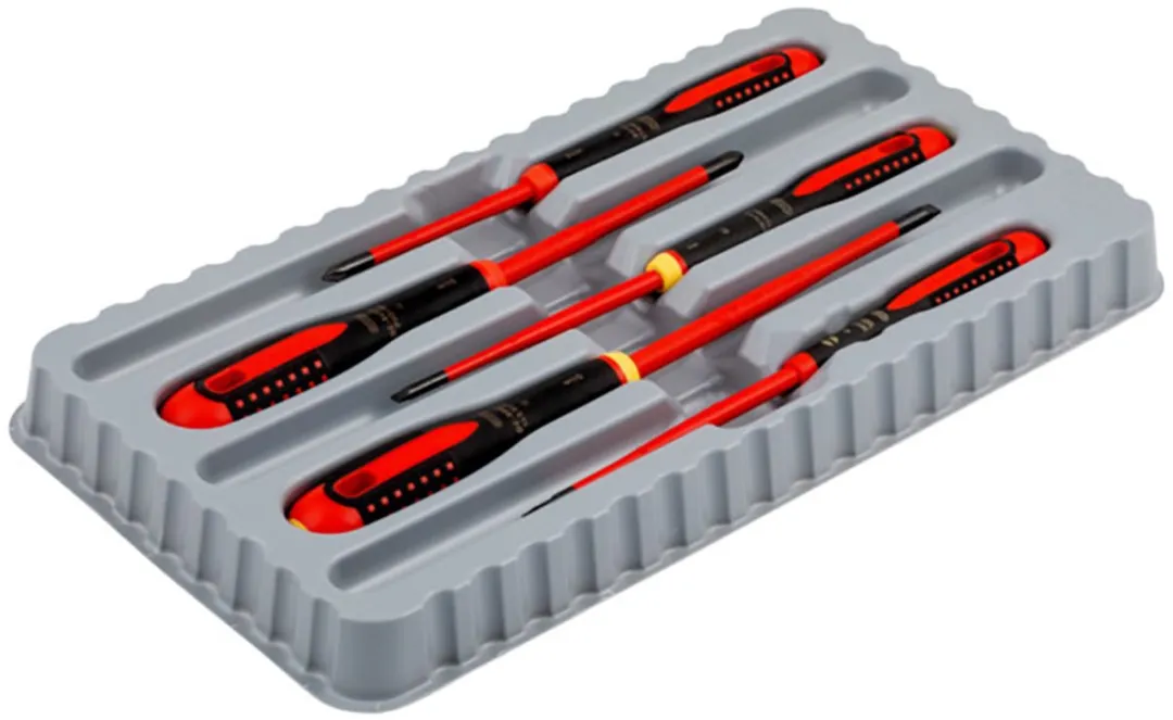Bahco Ergo Schroevendraaierset 5-delig - Plat/Kruiskop