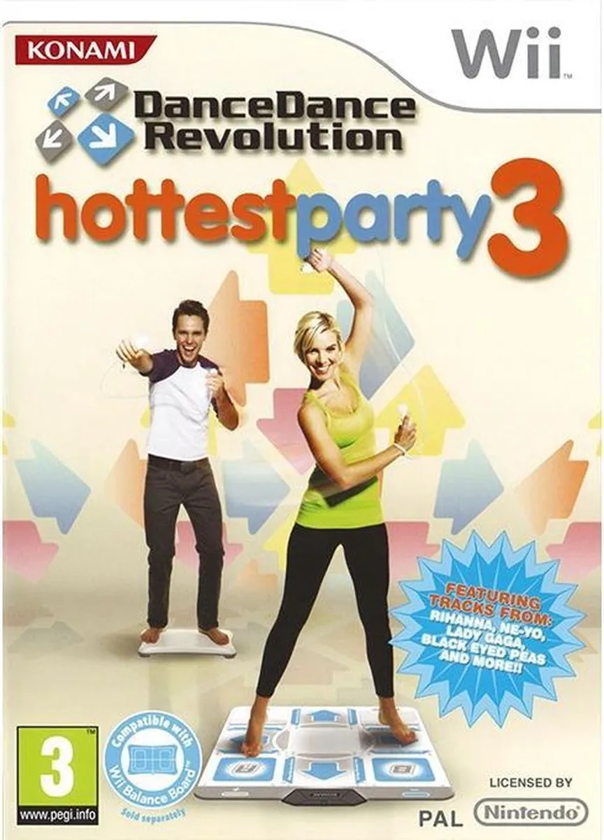 Mindscape Konami Dance Dance Revolution Hottest Party 3 Wii
