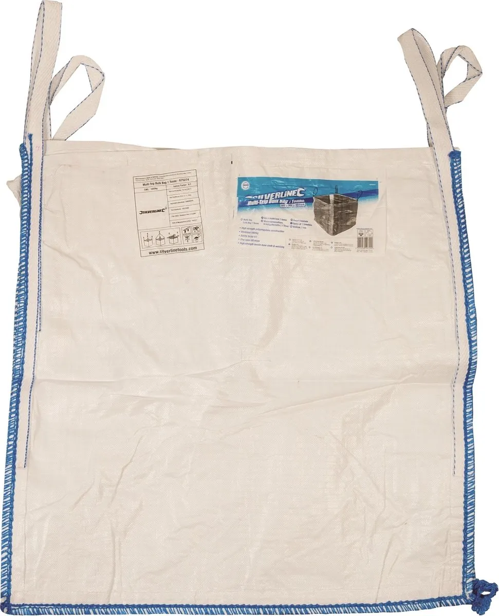 Silverline Bulkzak 1 m³ - 1000 kg - Polypropyleen
