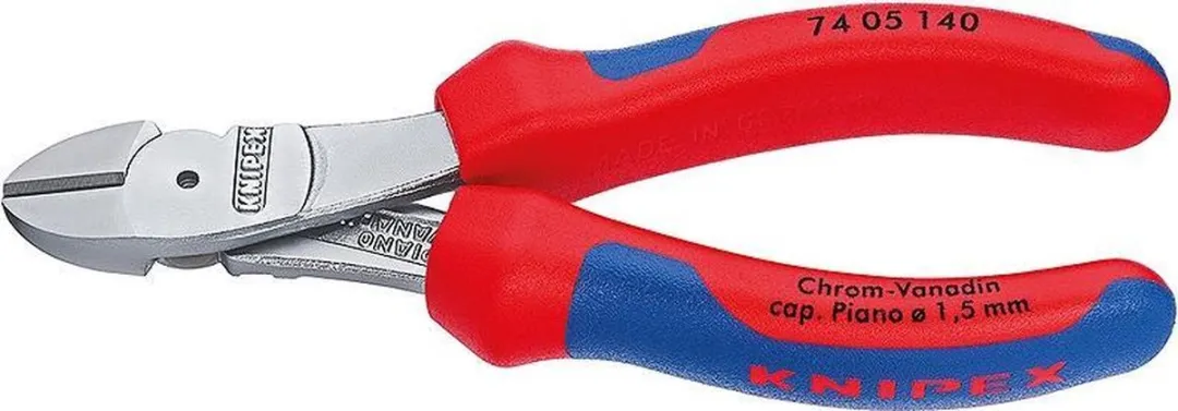 Knipex 74 05 140 Kracht-Zijsnijtang 140mm - Verchroomd Comfort