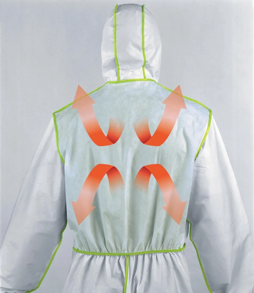 Uvex 9877 Wegwerpoverall - L - Wit