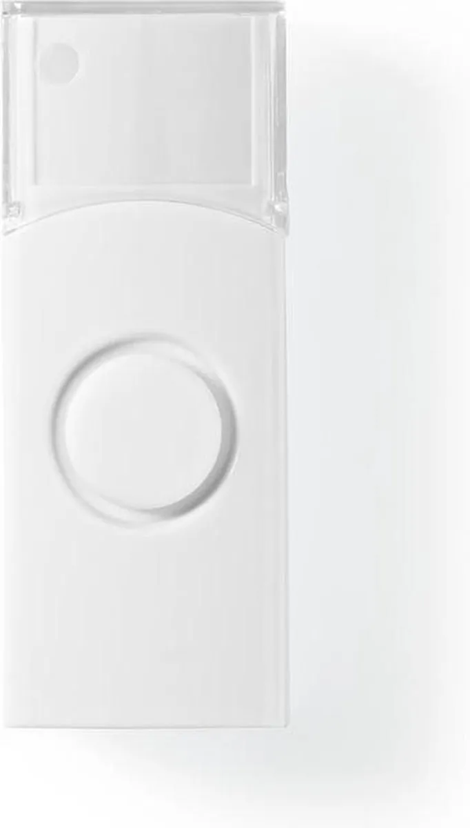 Nedis Draadloze Deurbelset 300m 80dB - 1 Ontvanger Wit