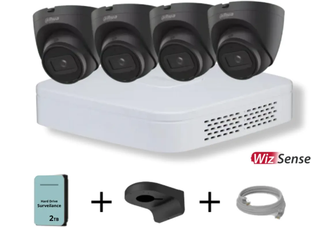 Dahua 4-Kanaals NVR Set IPC-HDW2441T-S