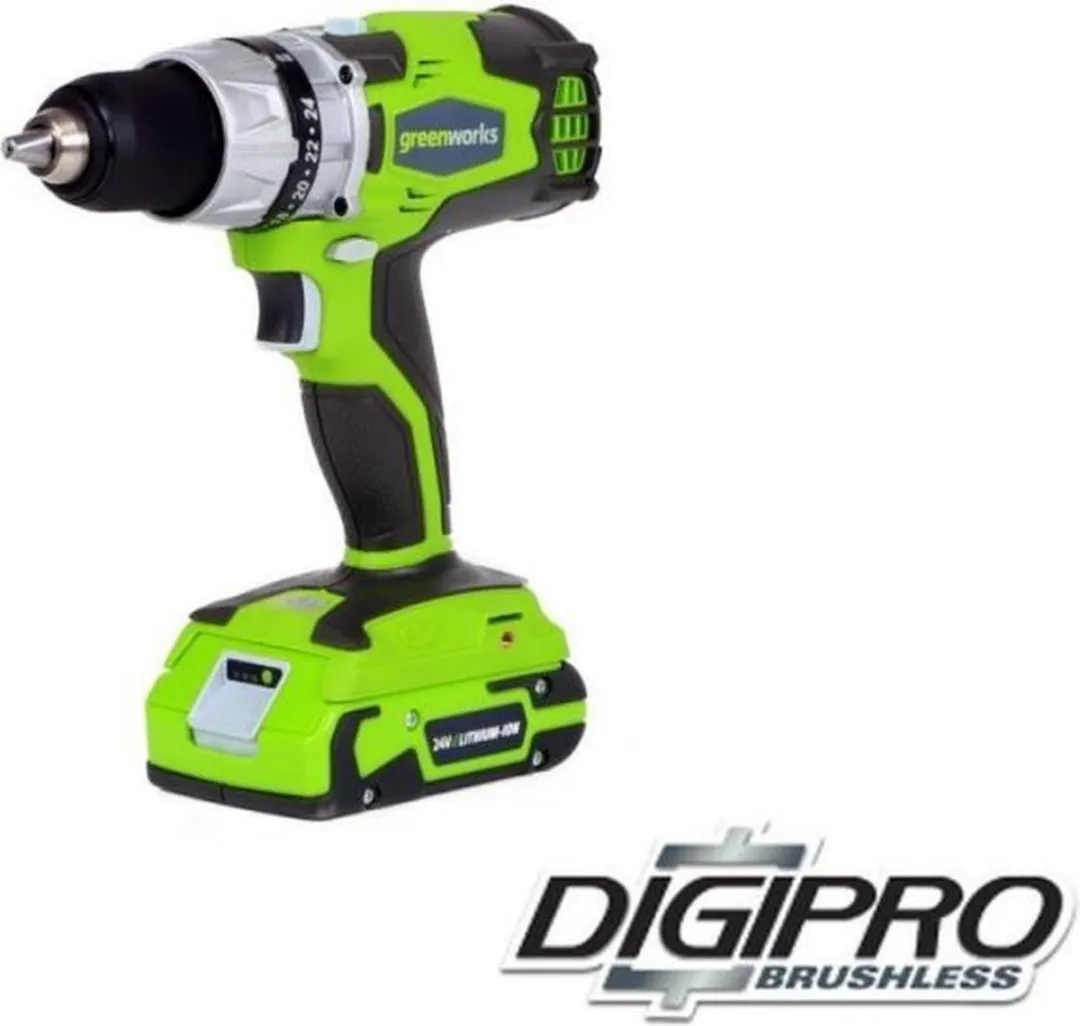 Greenworks 24V Actiepakket - 2x Accu + Lader