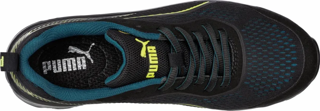 PUMA Fuse Knit S1P Veiligheidsschoen - Blauw 42