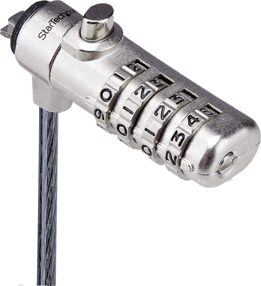 Startech SNBLC4D-LAPTOP-LOCK Beveiligingscamera - Zwart/Zilver