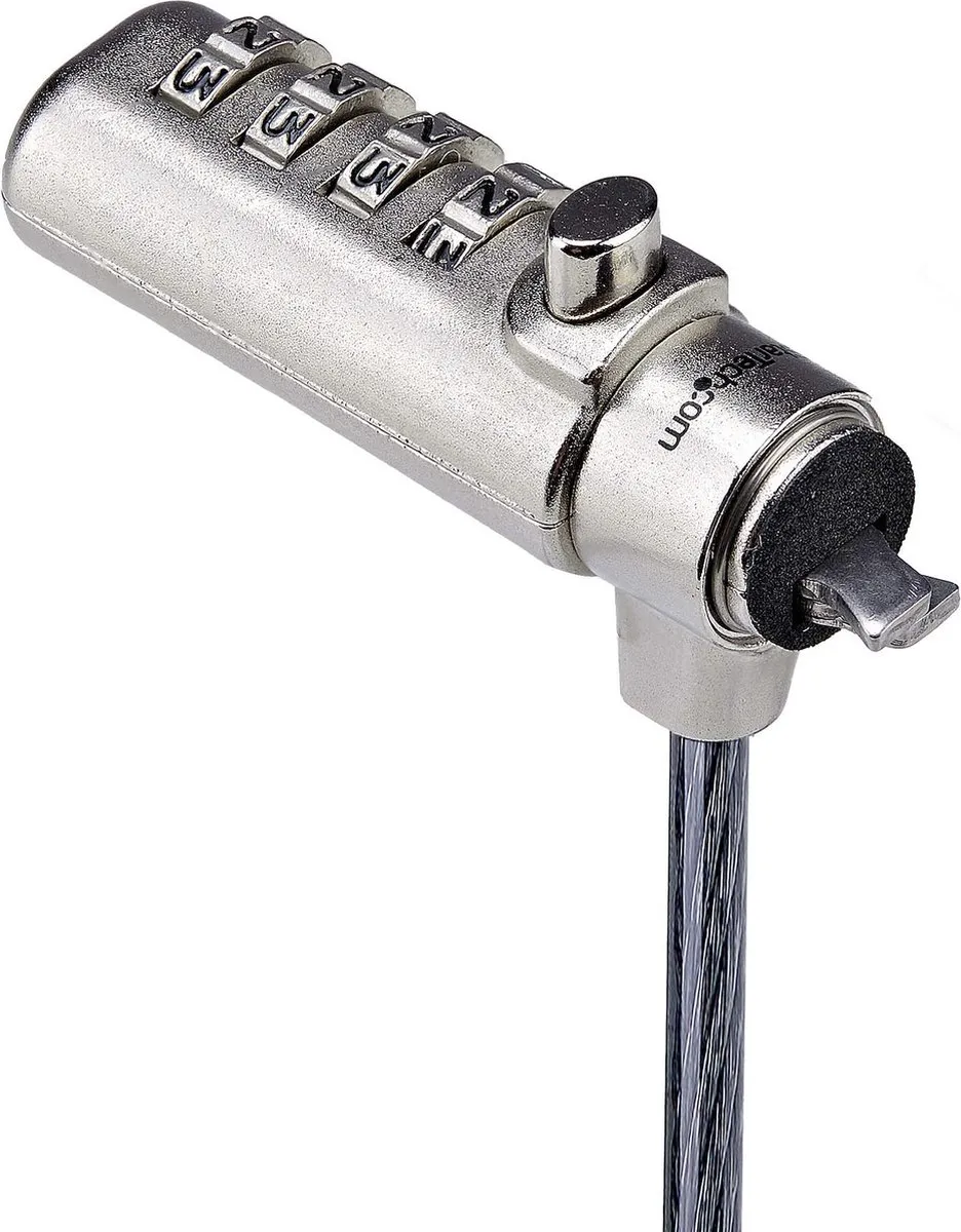 Startech SNBLC4D-LAPTOP-LOCK Beveiligingscamera - Zwart/Zilver