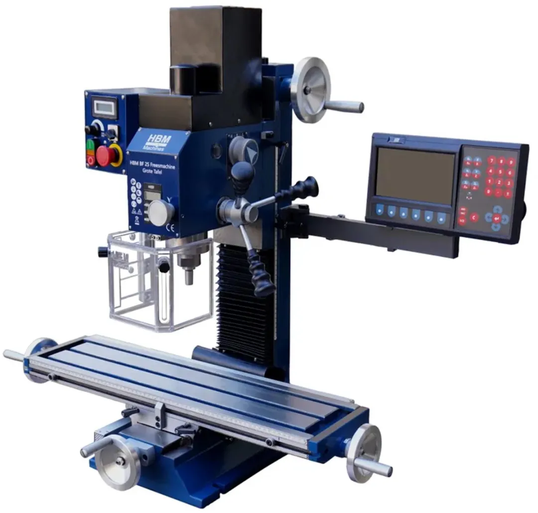 HBM BF 30 Freesmachine - Digitaal Uitleessysteem