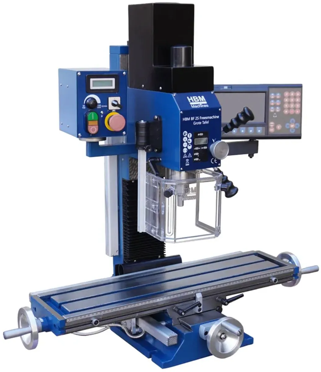 HBM BF 30 Freesmachine - Digitaal Uitleessysteem