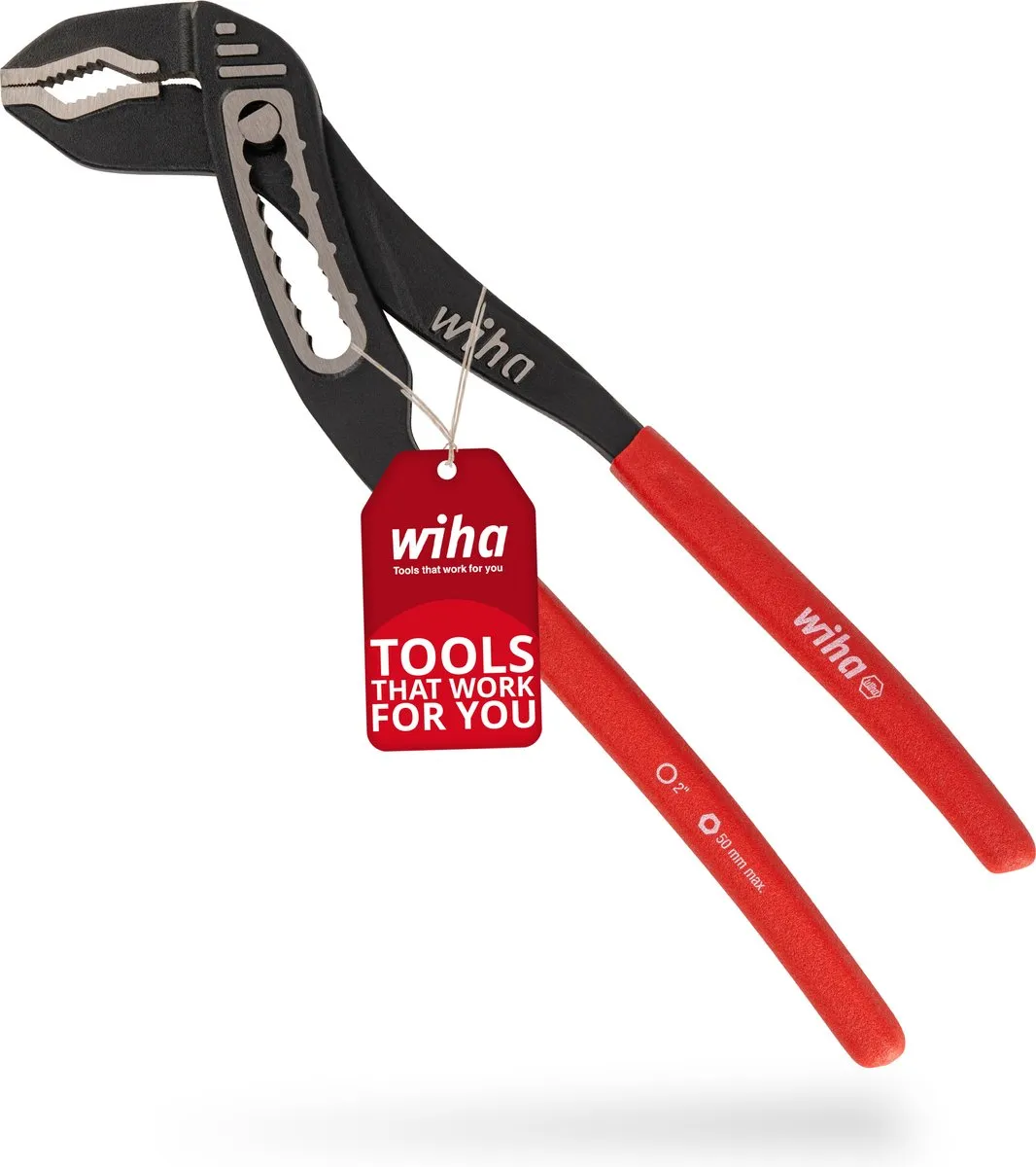 Wiha Waterpomptang Classic 250mm 26761 - Zwart/Rood - afbeelding 6 van 6