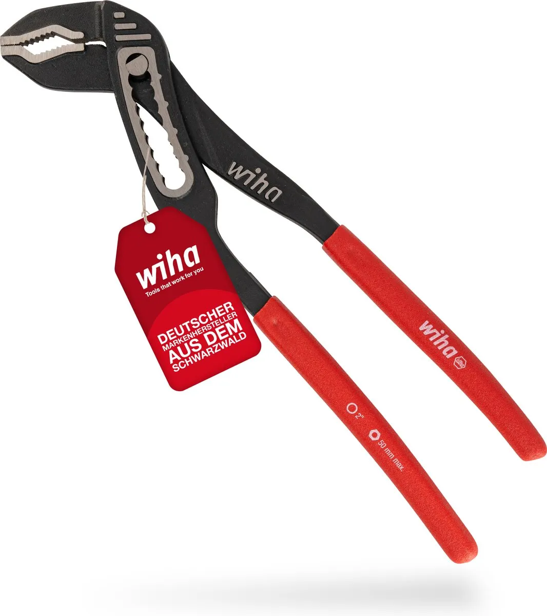 Wiha Waterpomptang Classic 250mm 26761 - Zwart/Rood