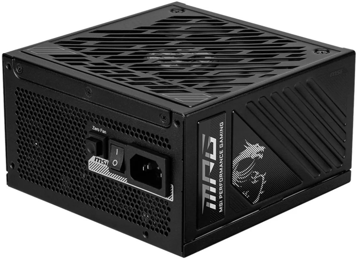 MSI MPG A1250GS PCIE5 Voeding 1250W - 80 Plus Gold