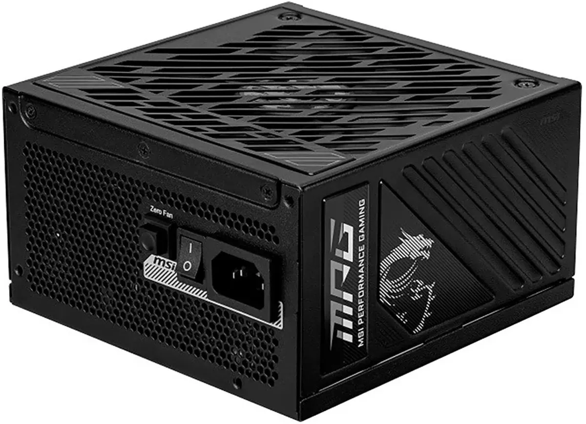 MSI MPG A1250GS PCIE5 Voeding 1250W - 80 Plus Gold