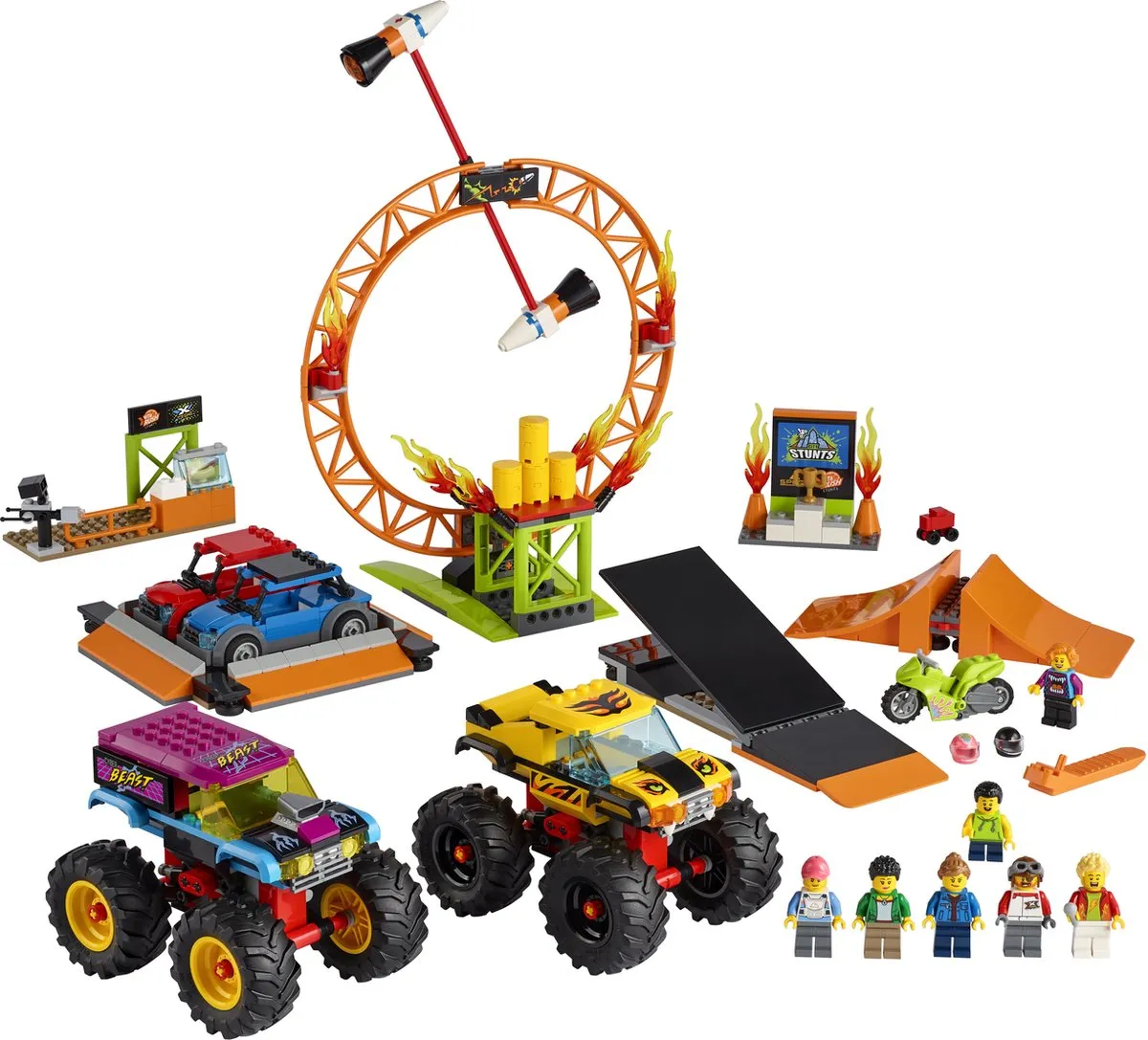 LEGO City Stuntz Stuntshow Arena 60295 - 668 Stukken - afbeelding 6 van 6