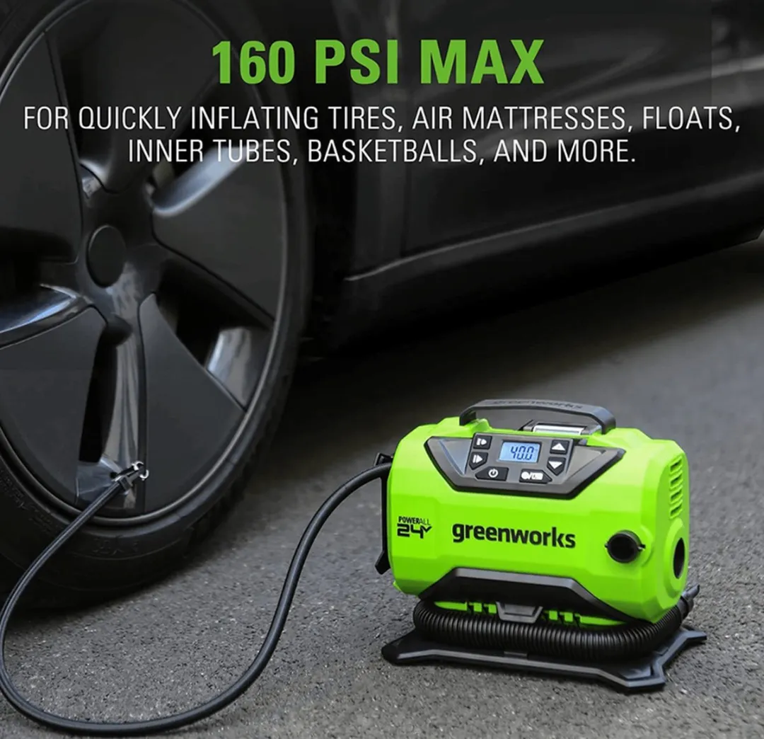 Greenworks 24V Mini Compressor G24IN 250W